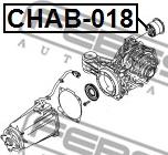 Febest CHAB-018 - Опора, дифференциал avtokuzovplus.com.ua