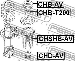 Febest CHB-T200 - 0 autocars.com.ua