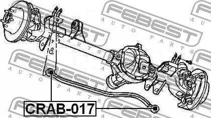 Febest CRAB-017 - 0 autocars.com.ua