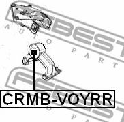 Febest CRMB-VOYRR - Подушка, опора, подвеска двигателя avtokuzovplus.com.ua
