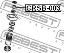 Febest CRSB-003 - Втулка амортизатора, подушка autocars.com.ua