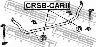 Febest CRSB-CARII - Втулка, стабілізатор autocars.com.ua