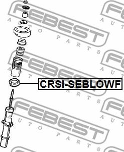 Febest CRSI-SEBLOWF - Тарілка пружини autocars.com.ua