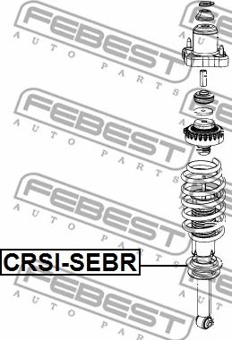 Febest CRSI-SEBR - Тарелка пружины avtokuzovplus.com.ua