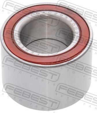 Febest DAC29530037 - Підшипник ступиці колеса autocars.com.ua