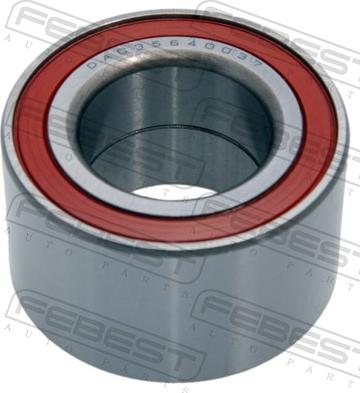 Febest DAC35640037 - Підшипник ступиці колеса autocars.com.ua