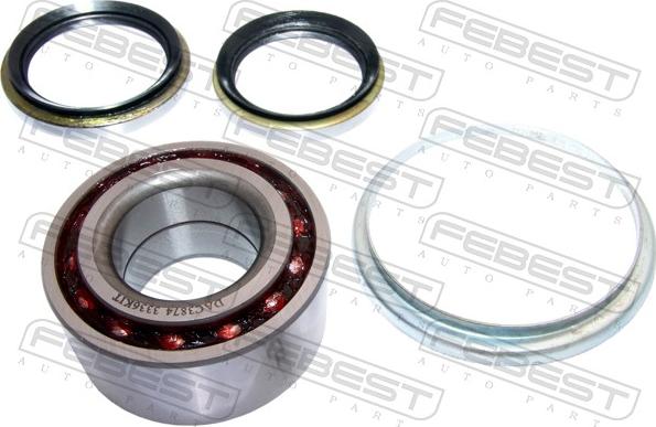 Febest DAC387433-36KIT - Комплект підшипника маточини колеса autocars.com.ua