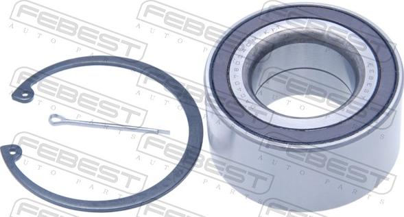 Febest DAC40780040M-KIT - Комплект підшипника маточини колеса autocars.com.ua