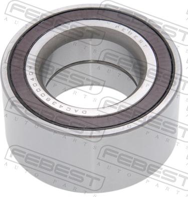 Febest DAC43800040M - Підшипник ступиці колеса autocars.com.ua