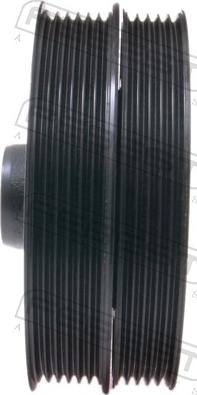 Febest FDDS-001 - Ремінний шків, колінчастий вал autocars.com.ua