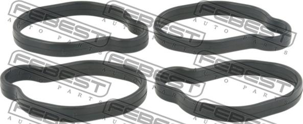 Febest GASKOL-004-PCS4 - Кільце ущільнювача, шахта свічки autocars.com.ua