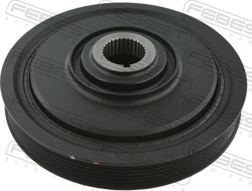 Febest HDS-J35A6 - Ремінний шків, колінчастий вал autocars.com.ua