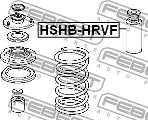 Febest HSHB-HRVF - Отбойник, демпфер амортизатора avtokuzovplus.com.ua