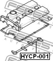 Febest HYCP-001 - Уплотнительное кольцо, шахта свечи avtokuzovplus.com.ua