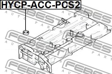 Febest HYCP-ACC-PCS2 - Уплотнительное кольцо, шахта свечи avtokuzovplus.com.ua