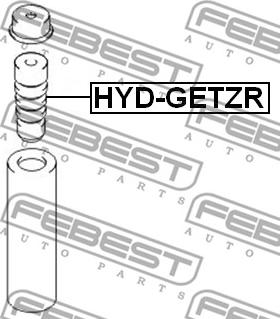 Febest HYD-GETZR - Відбійник, буфер амортизатора autocars.com.ua