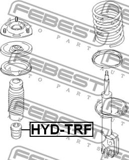 Febest HYD-TRF - Отбойник, демпфер амортизатора avtokuzovplus.com.ua