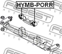 Febest HYMB-PORR - Сайлентблок підвіски autocars.com.ua