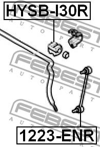 Febest HYSB-I30R - Втулка, стабилизатор autodnr.net