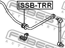 Febest ISSB-TRR - Втулка, стабілізатор autocars.com.ua