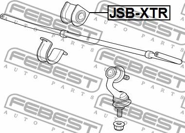 Febest JSB-XTR - Втулка, стабилизатор avtokuzovplus.com.ua