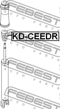 Febest KD-CEEDR - Відбійник амортизатора autocars.com.ua