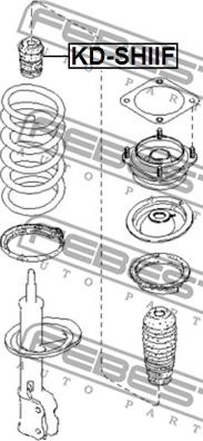Febest KD-SHIIF - Відбійник амортизатора autocars.com.ua