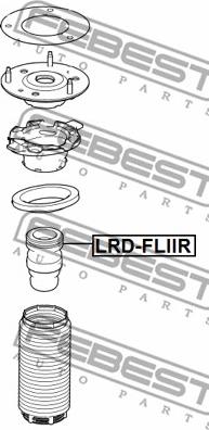 Febest LRD-FLIIR - Відбійник, буфер амортизатора autocars.com.ua