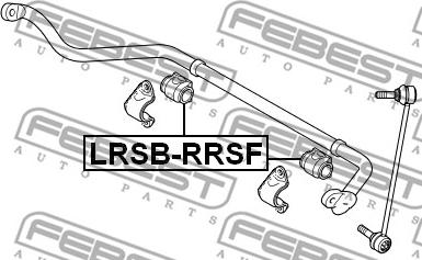 Febest LRSB-RRSF - Втулка, стабілізатор autocars.com.ua