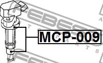 Febest MCP-009 - Вилка, катушка зажигания autodnr.net