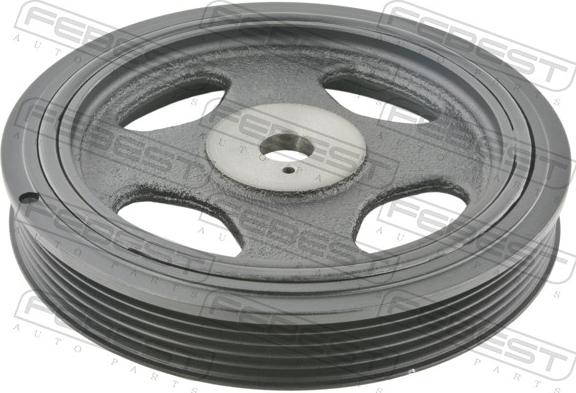 Febest MDS-4A92 - Ремінний шків, колінчастий вал autocars.com.ua