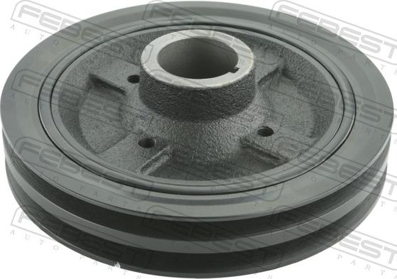Febest MDS-4D56 - Ремінний шків, колінчастий вал autocars.com.ua