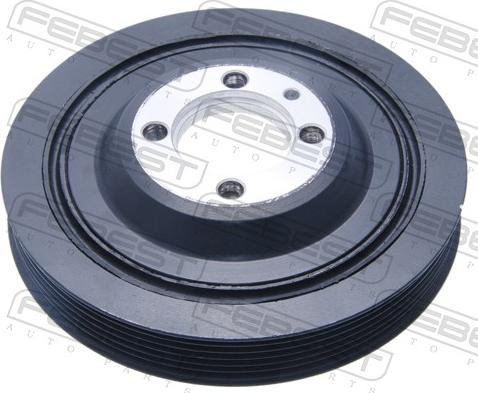 Febest MDS-4G69 - Ремінний шків, колінчастий вал autocars.com.ua