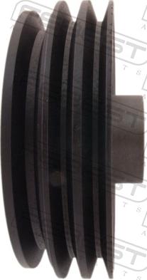 Febest MDS-4M40 - Ремінний шків, колінчастий вал autocars.com.ua