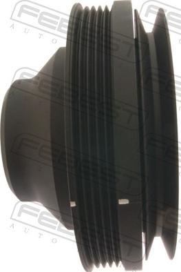 Febest MDS-6G74 - Ремінний шків, колінчастий вал autocars.com.ua