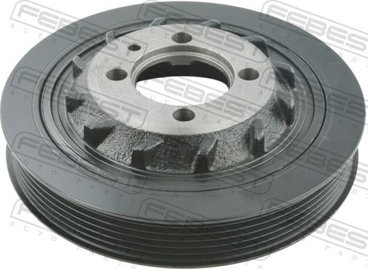 Febest MDS-CU2W - Ремінний шків, колінчастий вал autocars.com.ua