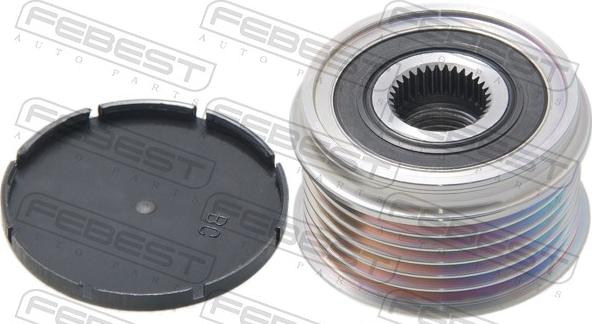 Febest MDS-CW4W - Ремінний шків, генератор autocars.com.ua