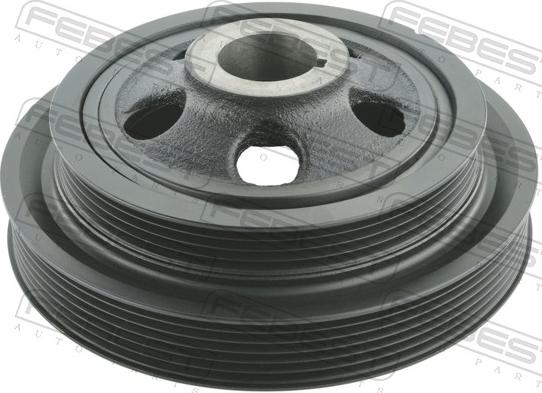 Febest MDS-CW6W - Ремінний шків, колінчастий вал autocars.com.ua