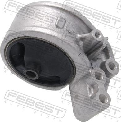 Febest MM-N43ALH - Подушка, підвіска двигуна autocars.com.ua