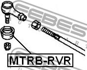 Febest MTRB-RVR - Ремкомплект, наконечник поперечной рулевой тяги avtokuzovplus.com.ua