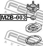 Febest MZB-003 - Подшипник качения, опора стойки амортизатора avtokuzovplus.com.ua