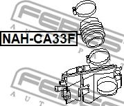 Febest NAH-CA33 - Шланг, система подачи воздуха avtokuzovplus.com.ua