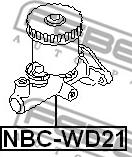 Febest NBC-WD21 - Головний гальмівний циліндр autocars.com.ua