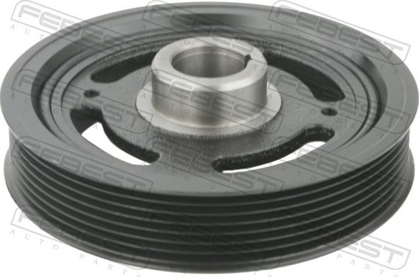 Febest NDS-HR16DE - Ремінний шків, колінчастий вал autocars.com.ua