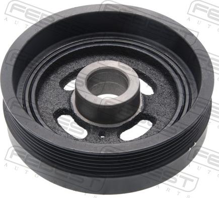 Febest NDS-QR25 - Ремінний шків, колінчастий вал autocars.com.ua