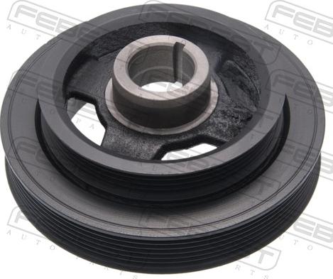 Febest NDS-VQ23 - Ремінний шків, колінчастий вал autocars.com.ua