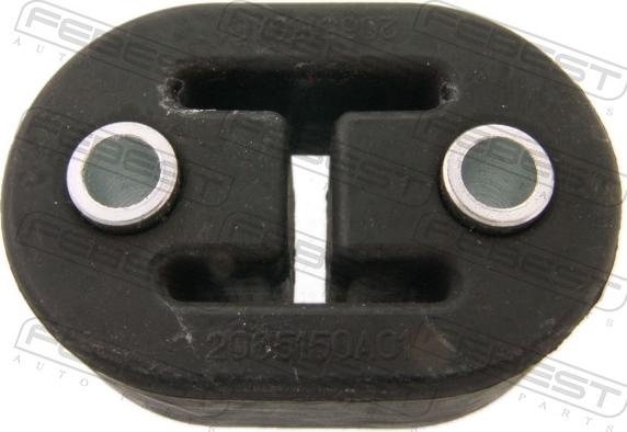 Febest NEXB-003 - Кронштейн, втулка, система випуску autocars.com.ua