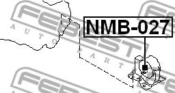 Febest NMB-027 - Подушка, опора, подвеска двигателя avtokuzovplus.com.ua