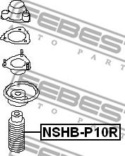 Febest NSHB-P10R - 0 autocars.com.ua