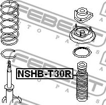 Febest NSHB-T30R - Відбійник, буфер амортизатора autocars.com.ua